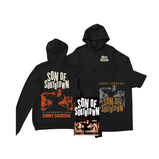 Sonny Sandoval - Son of Southtown T-Shirt, Hoodie & *SIGNED* Book Bundle (Pre-Order)