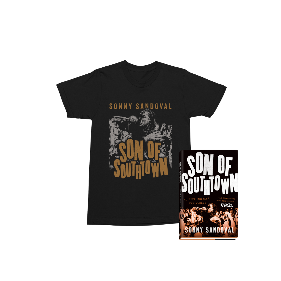 Sonny Sandoval - Son of Southtown T-Shirt & *SIGNED* Book Bundle (Pre-Order)