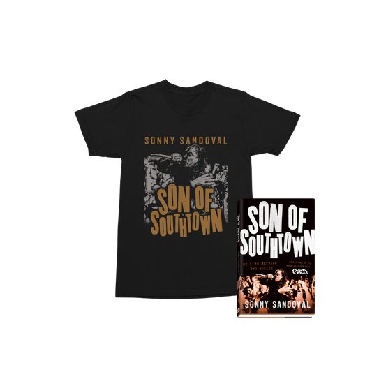 Sonny Sandoval - Son of Southtown T-Shirt & *SIGNED* Book Bundle (Pre-Order)