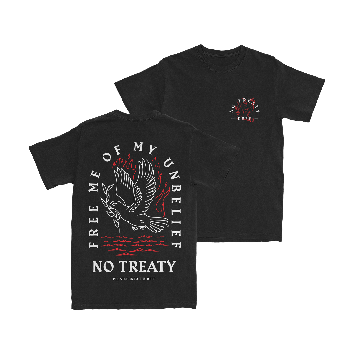 NO TREATY Deep T-Shirt