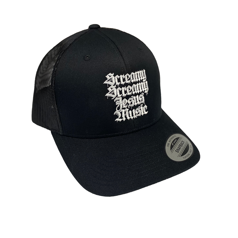 Kingdom Core - Screamy Screamy Jesus Music Embroidered Trucker Hat