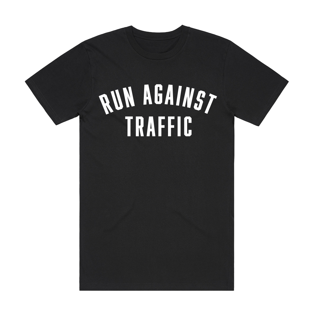 Run Against Traffic - Varsity T-Shirt